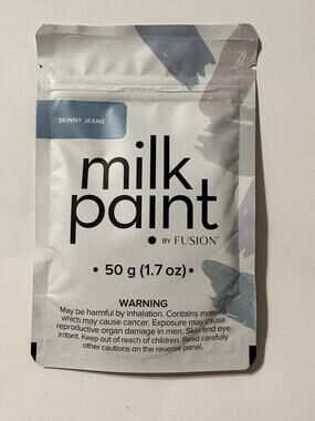 New Sealed Milk Paint By Fusion Powder In Skinny Jeans 50 Grams Makes 80ml